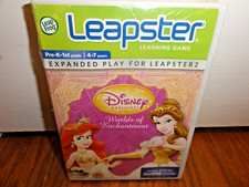Leap Frog Leapster 2 Disney Princess Worlds of Enchantment Learning Game
