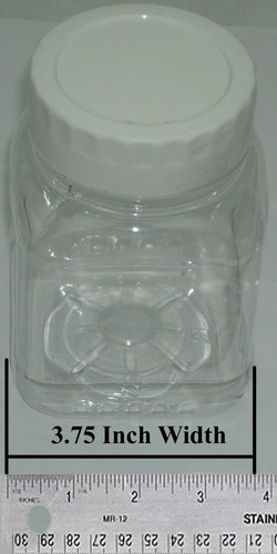 PET Plastic Storage Jars,Container,Food,Candy,Organizer,lids 24 OZ Lot Of 8 - 第 1/4 張圖片