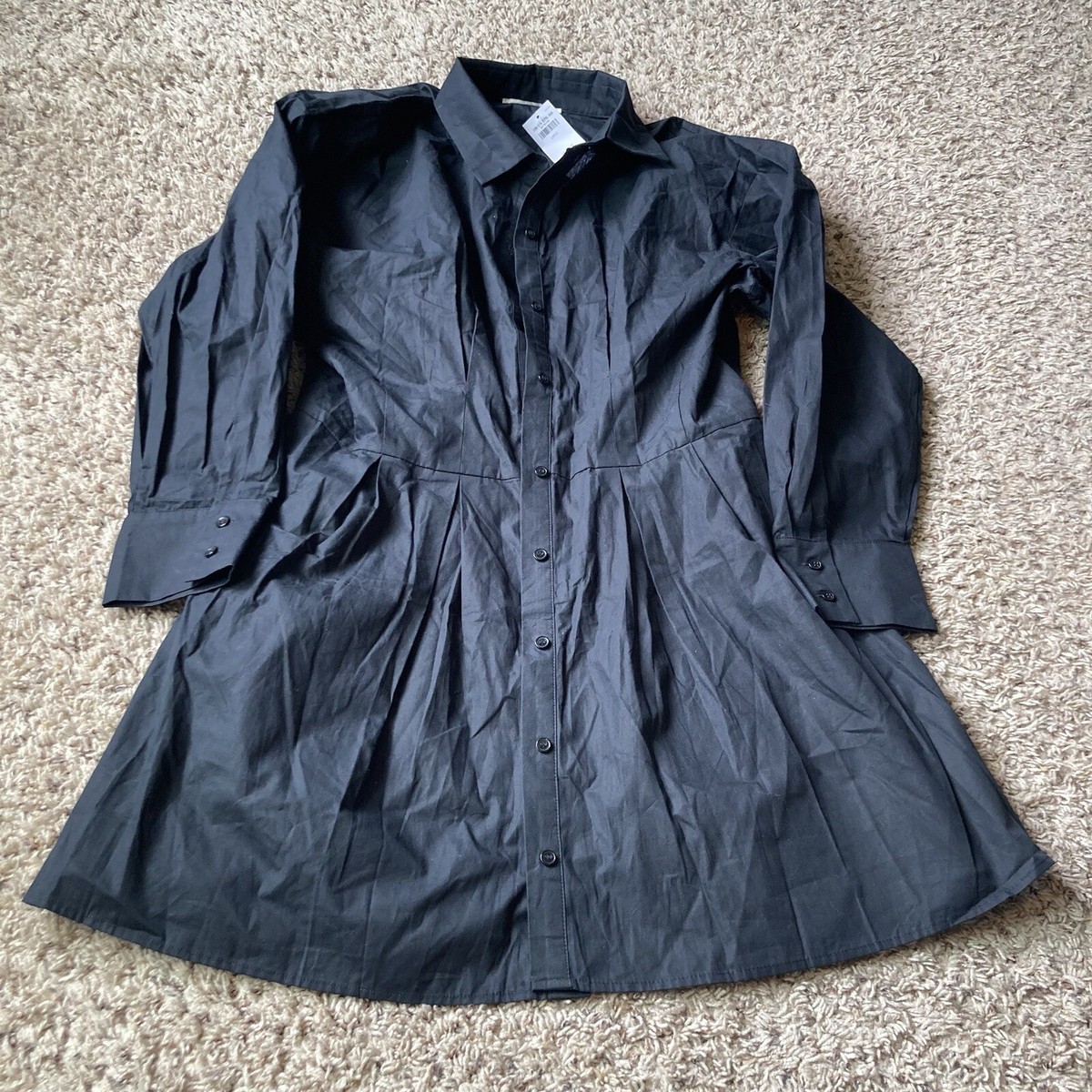 dark purple dress shirt men Hisdern Men's Dark Purple Splicing Dress Shirt For Office Wear M