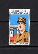 S2899 Central Africa 1971 Allgemeine De Gaulle 1v. MNH