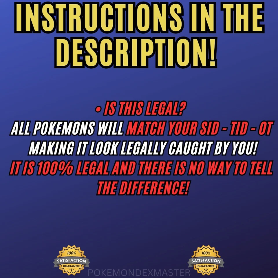 Custom Shiny/Non Shiny Pokemon ✨6IV✨ Build Your Own Pokemon- Scarlet & Violet - Image 3 of 4