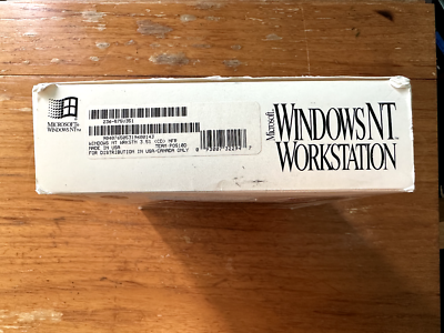 Windows NT Workstation 3.51 - Full Retail Box - CD version | eBay