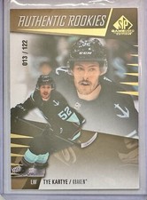Tye Kartye 2023-24 SP Game Used #237 Authentic Rookies Gold RC /122