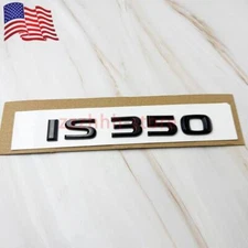 US 1x For IS350 IS 350 Letter Trunk Lid Badge Decal Emblem Replace Gloss Black
