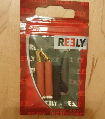 Reely 1373190 Akku Stecker 3.5mm vergoldet 2 Paar