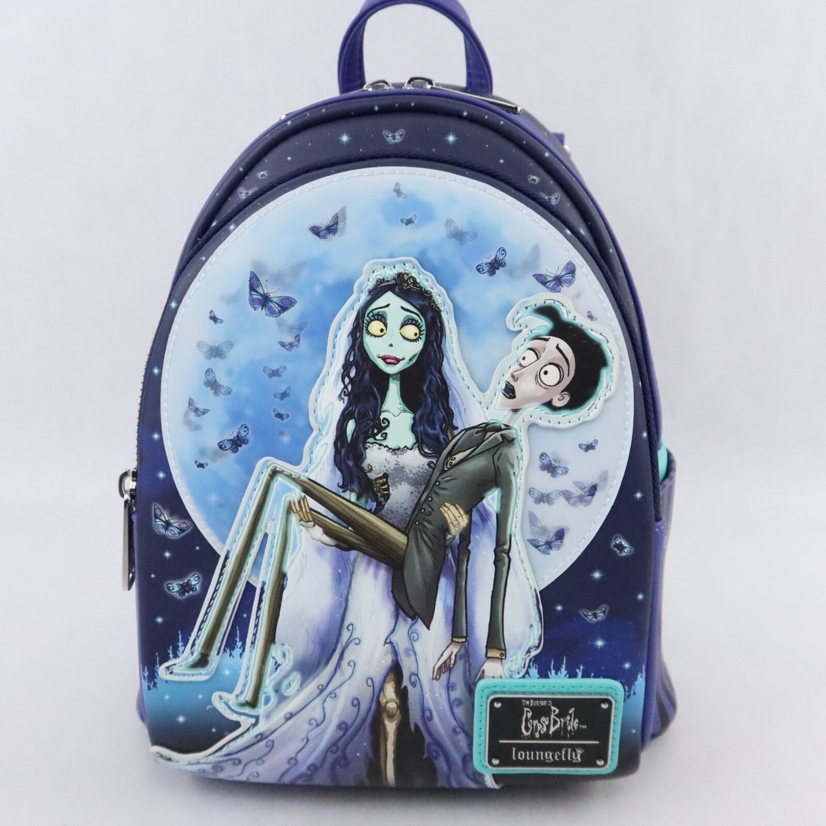 Loungefly Tim Burton\'s Corpse Bride Moon Mini Backpack Loungefly Corpse Bride Glow-in-the Dark Mini | Mercari main image 3