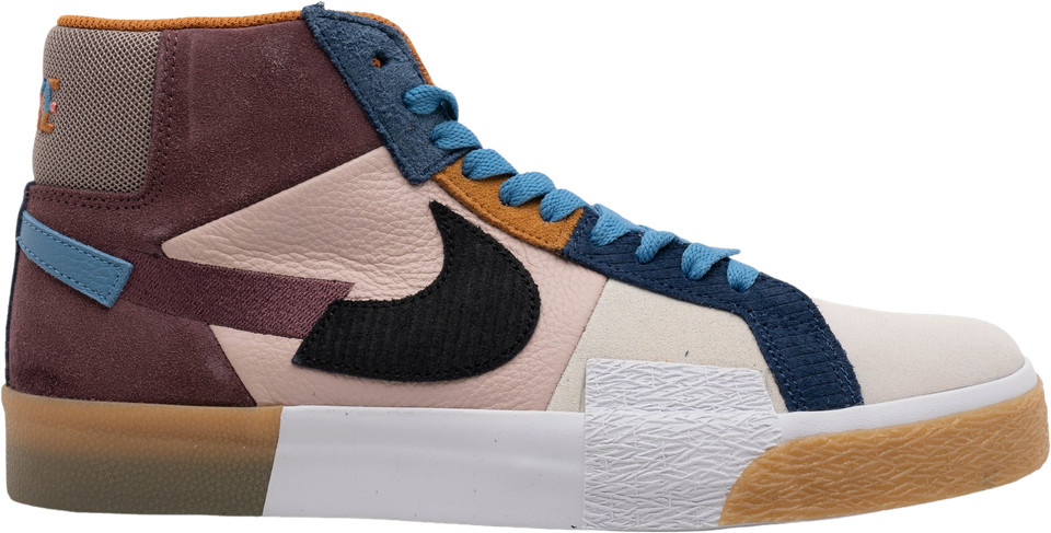 Nike Zoom Blazer Premium SB Mid Mosaic Pack - Dark Wine - 1 of 6
