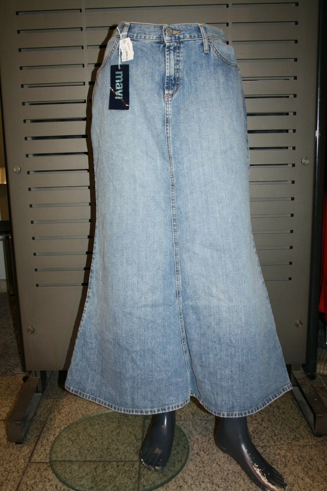 Mavi Jeans Skirt 13819-216 Stone Blue Washed New
