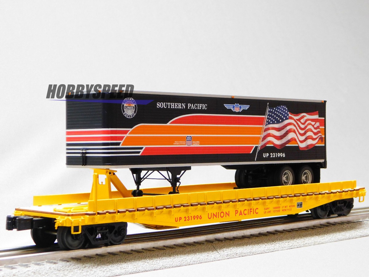 Wagon Union Pacific 60’ Boxcar 3 Rails échelle O - Lionel Neuf - Réf 6-27206