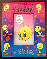 WB License Giftco Looney Tunes Mini Picture Frame Tweety For My Grandma W/ Hugs