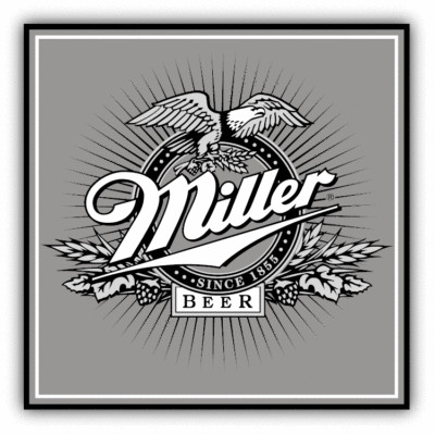 Miller High Life Beer Decal Bumper Sticker - Vinyl Self-Adhesive Bar Logo Sticker