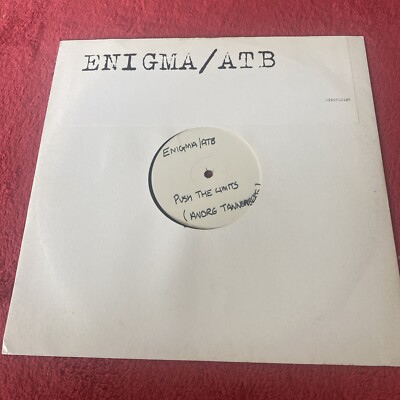 Enigma/ATB - Push The Limits UK 12'' DJ Promo White Label