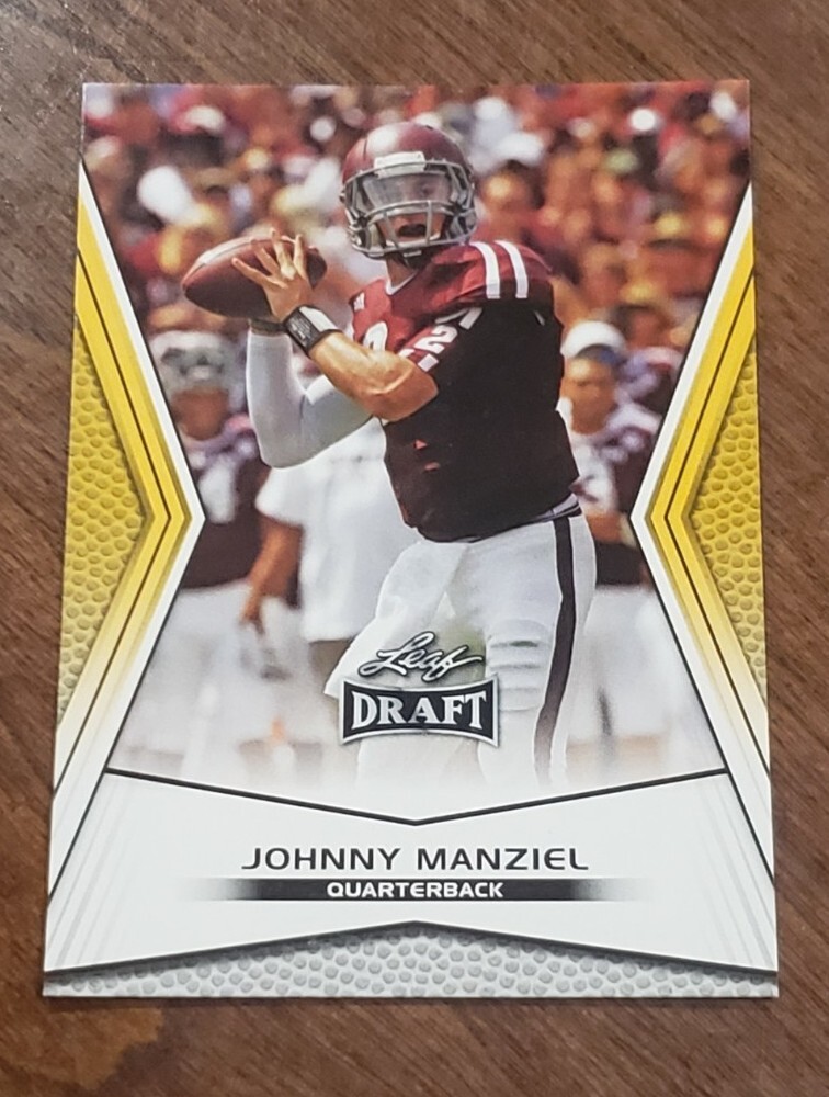 2014 Leaf Draft Johnny Manziel  Rookie Card #JM1 (Gold Parallel)