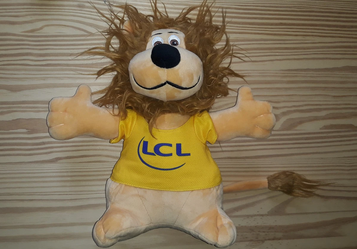PELUCHE LION LCL TOUR DE FRANCE MASCOTTE 2020 / 30 CM PELUCHE LION LCL TOUR DE FRANCE MASCOTTE 2020 / 30 CM