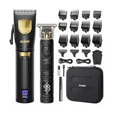 GLAKER Hair Clippers for Men Professional, Cordless Clippers for Hair Cutting...