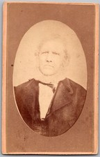 ANTIQUE CDV CIRCA 1870S OLD MAN IN SUIT UNMARKED