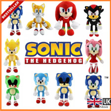 🔵Sonic the Hedgehog Plushie Stuffed Games Plush Toy Tails Knuckles Amy Scourge