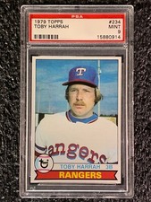 1979 Topps Baseball #234 Toby Harrah PSA 9