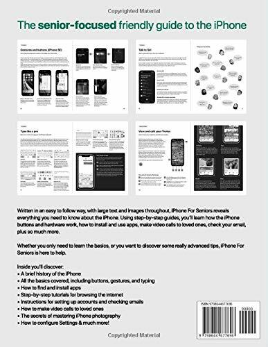 iPhone for Seniors Senior focused step-by-step Manual to the iPhone Covers iOS 9781840787917| eBay