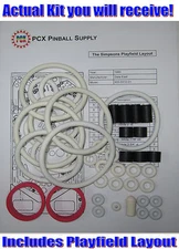 1990 Data East The Simpsons Pinball Machine Rubber Ring Kit