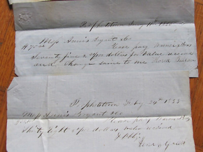1855 PROPHETSTOWN IL HISTORY 11 PROMISE TO PAY WARNER BROS & NAME LIST