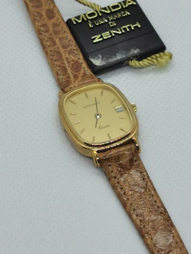 OROLOGIO MONDIA ZENITH CASSA ORO SOLIDO 18 Kt 750 WATCH SOLID GOLD LADY  NUOVO | eBay