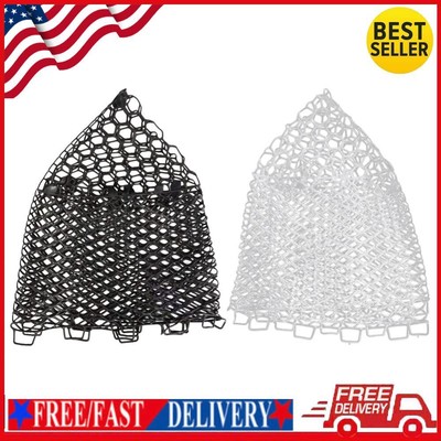 Rubber Net Head 32/40/55cm Folding Landing Net Portable for Freshwater Saltwater