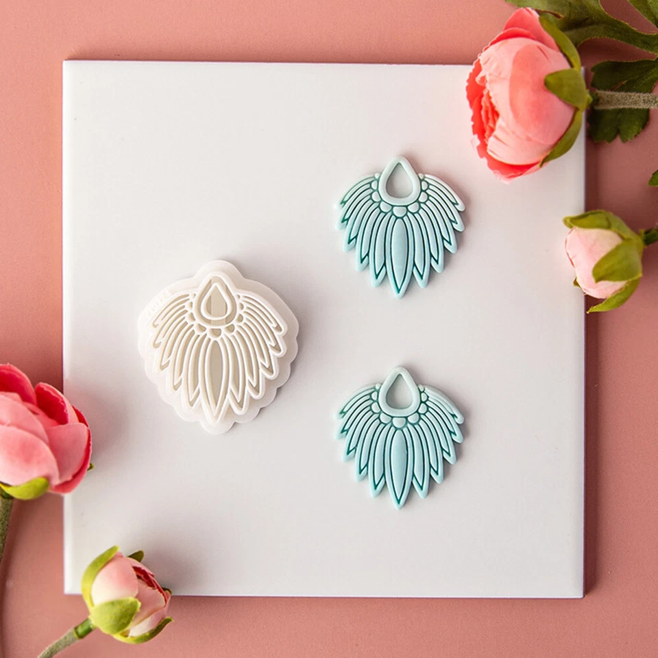 1Pc Polymer Soft Clay Cutting Mould DIY Making Earrings Pendant Jewelry Craft - Image 4 of 4