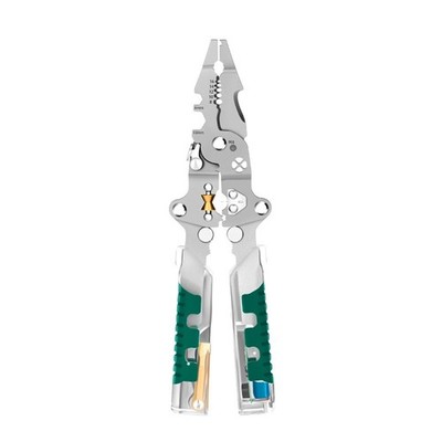 Adjustable Folding Wire Stripper Plier with Screw Cutting for Electrical Work