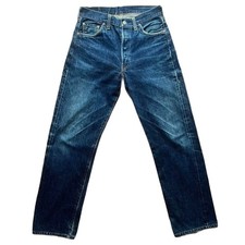Levi's 501XX 555 Valencia Made in USA Big E Selvedge Jeans W31 L36 90s Hemmed