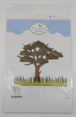 Elizabeth Craft Design Tree #1624 Steel Cutting Die New