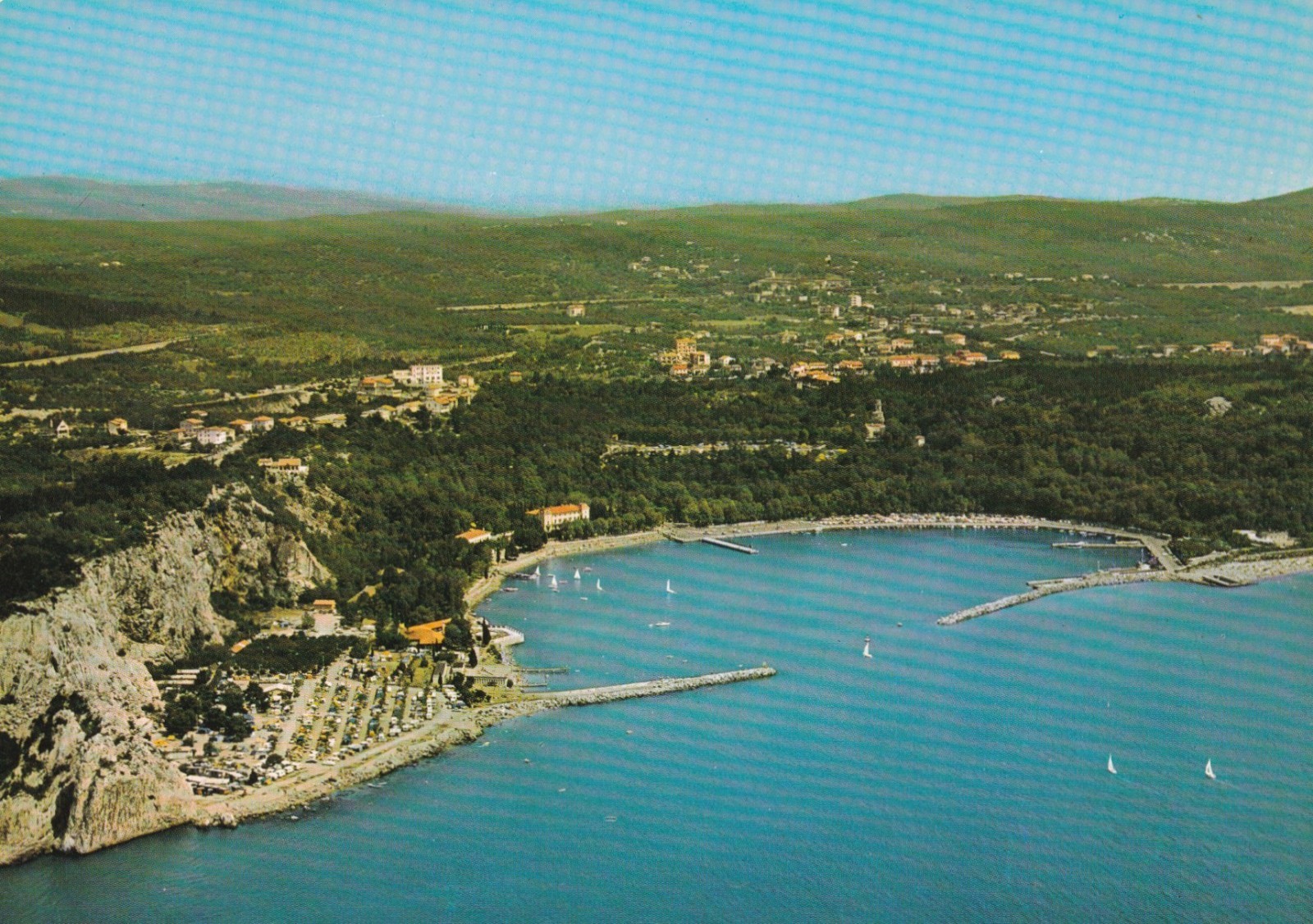 CARTOLINA DI TRIESTE ,BAIA DI SISTIANA - ANNI '60 non viaggiata