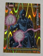 2026 Topps Chrome Marvel Comics Eternity #036 Gold Ray Wave Refractor #36/50