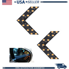 2 Pcs 12v 14-smd Sequential Led Arrow Turn Signal Panel Light Rear View Mirror 2 Pcs 12v 14-smd Sequential Led Arrow Turn Signal Panel Light Rear View Mirror