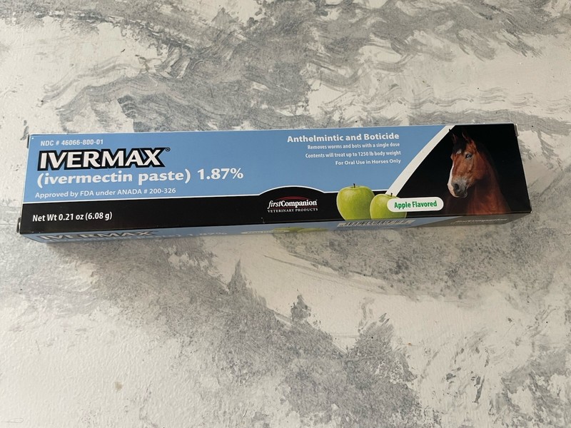 FIRST COMPANION ( IVERMAX ) PASTE 1.87 % Equine, Apple Flavored 0.21 Oz EXP05/27