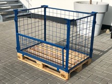 5x Gitterbox Industriebox Lagerbox Box stapelbar für Palette 1200x800x800mm