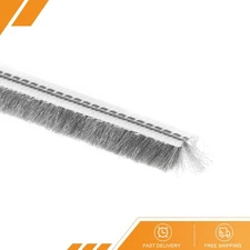 Brush Weather Stripping 32.8Ft Card-Slot Seal Strip Pile Door Sweep Brush