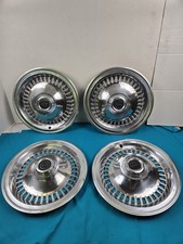 1977 - 1979 Ford Thunderbird Hubcaps Set Of 4 15 Inch Original Nice Driver Set
