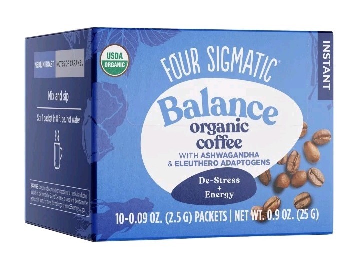 Four Sigmatic USDA Organic Adaptogens Coffee with Ashwagandha & Eleuthero 25g