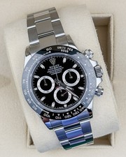 2023 Rolex Daytona 116500LN Black Dial Stainless Steel Ceramic Chronograph 40 MM