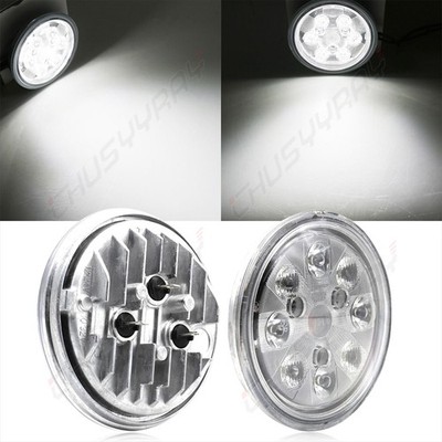 2PCS Round Led Work Lights Hi/Lo Beam For Deere 4650 4630 4230 4040 2520