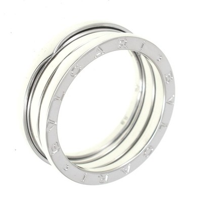 BVLGARI B-Zero1 ring Size 65/US12 K18WG Men's jewelry S#139634