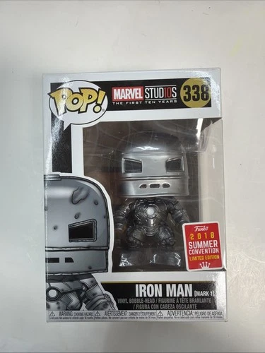 Funko Pop #338 Iron Man (Mark 1) Marvel Studios 2018 Summer Convention Exclusive