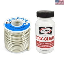 Solder Kit SB861 SCPF4 - Stay-Brite Silver Bearing Solder with Flux