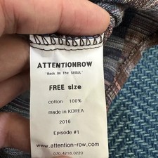 Attention Row Shirt Vintage Style One Size