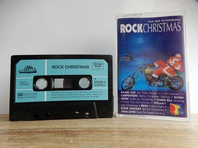 ROCK CHRISTMAS WHAM REA BAND AID SLADE EAGLES HAMMOND KASSETTE MC 1991 POLYSTAR