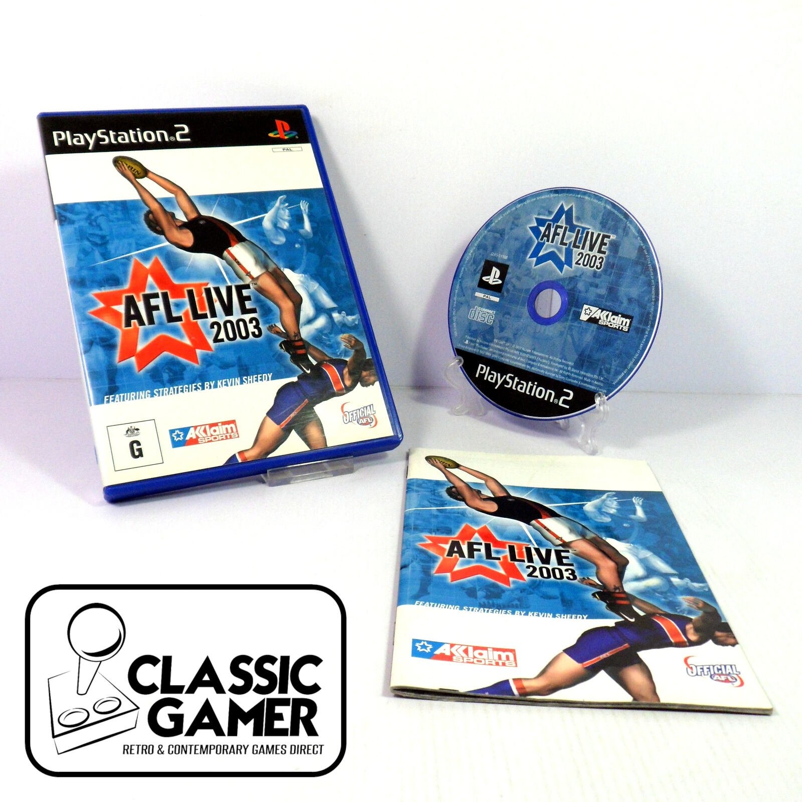 AFL Live 2003 (Australian PAL) (PS2) *NEAR MINT*