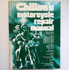 Chilton's Motorcycle Repair Manual 1976 Hardcover Book Vintage