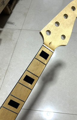 5 String Bass Guitar Neck 20fret 34 inches Maple Fretboard Block inlay Heel:72mm