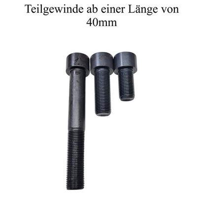 Zylinderschrauben Feingewinde ISO 12474/DIN 912 M14x1,5 Stahl 12.9